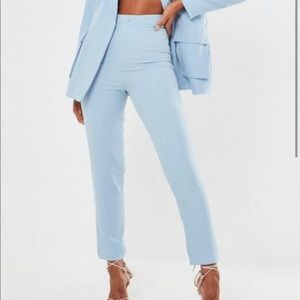Missguided baby blue cigaret pant